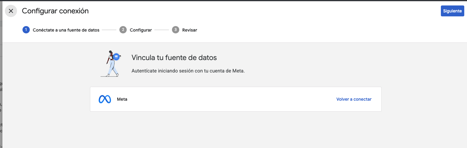 Vincular cuenta de Meta en GA4